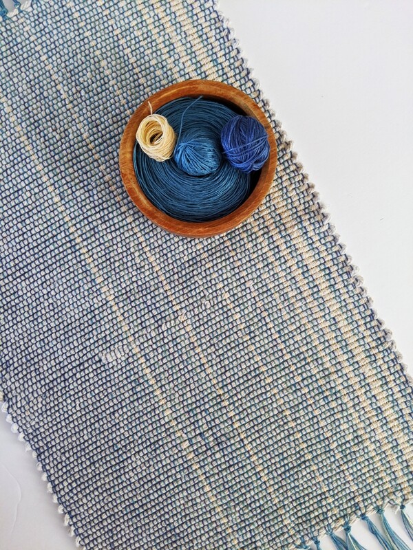 HANDWOVEN - SPRING LINEN + COTTON WOVEN MAT