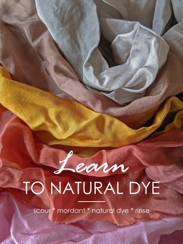 INTRODUCTION TO NATURAL DYE - MORDANT + DYE + eBOOK BUNDLE