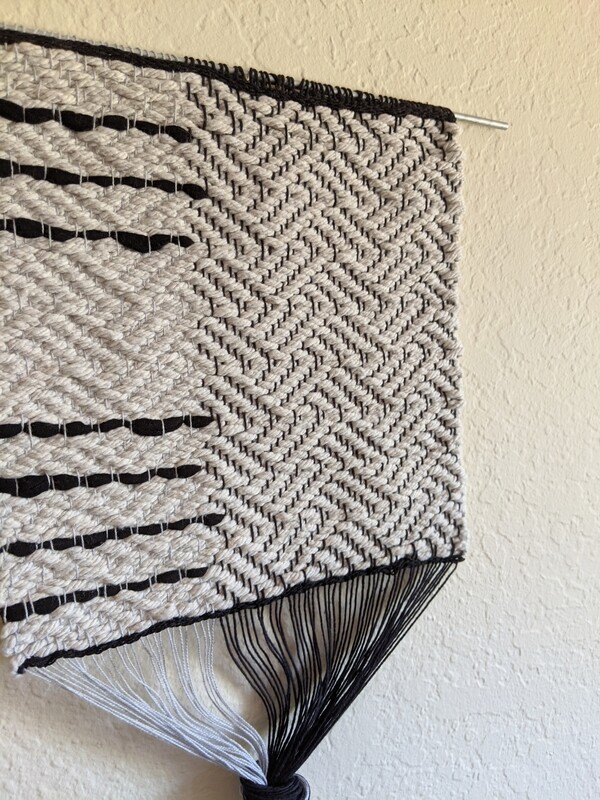 LESSONS COTTON WOVEN WALL HANGING