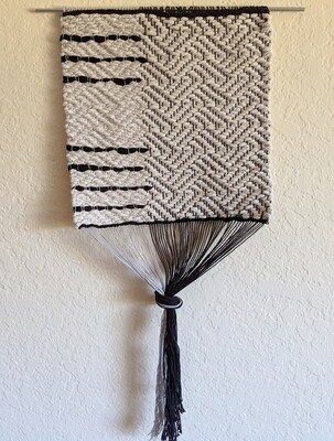 LESSONS COTTON WOVEN WALL HANGING