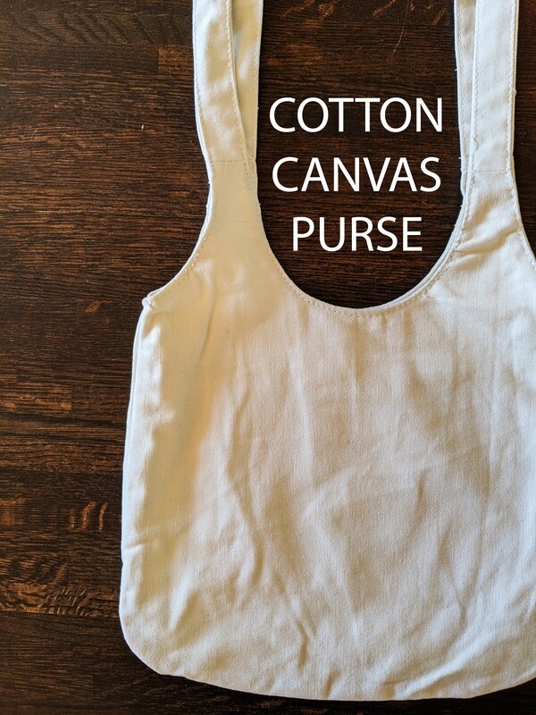 COTTON CANVAS PURSE