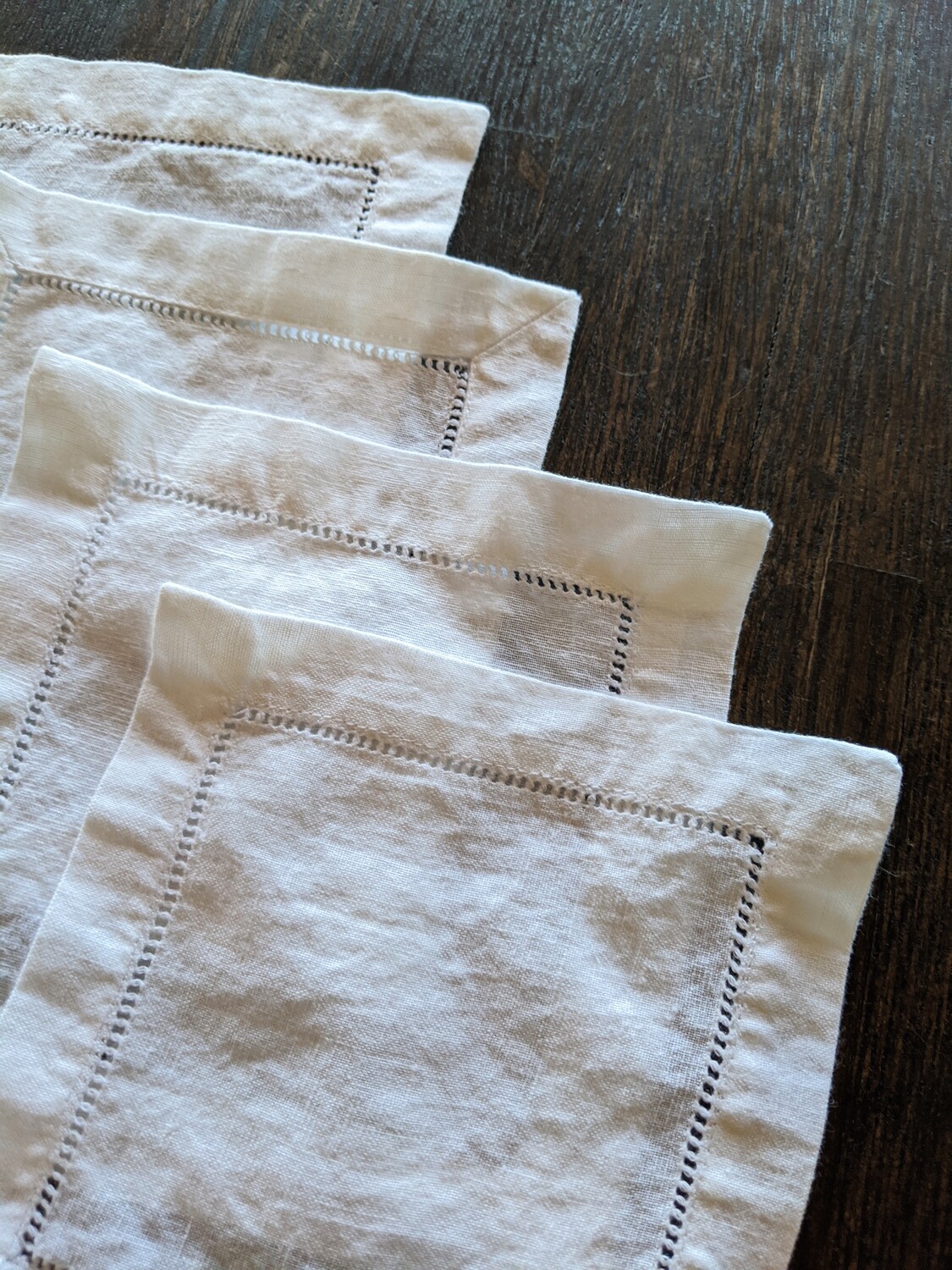 LINEN COASTERS -   SET OF 4
