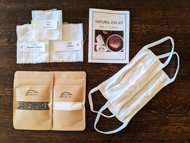 NATURAL DYE KIT - DYE-IT-YOURSELF - Cotton Face Masks