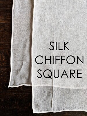 SILK CHIFFON SQUARE