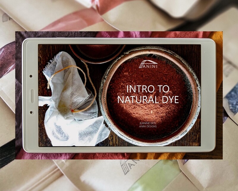 INTRODUCTION TO NATURAL DYE - MORDANT + 10 DYES + eBOOK BUNDLE