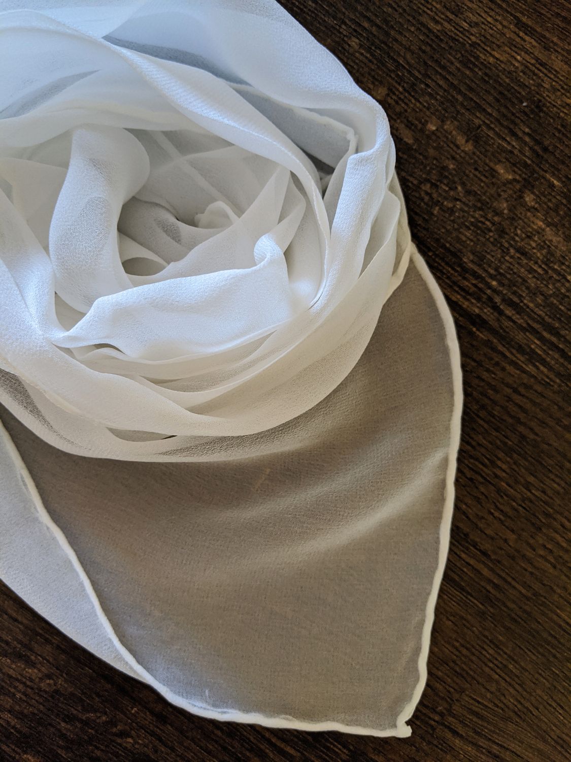IMPERFECT | SILK CHIFFON SQUARE | 35&quot;
