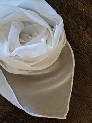 IMPERFECT | SILK CHIFFON SQUARE | 35&quot;