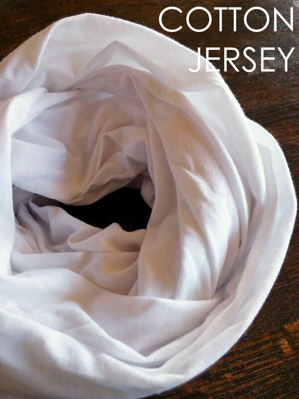 COTTON JERSEY INFINITY SCARF