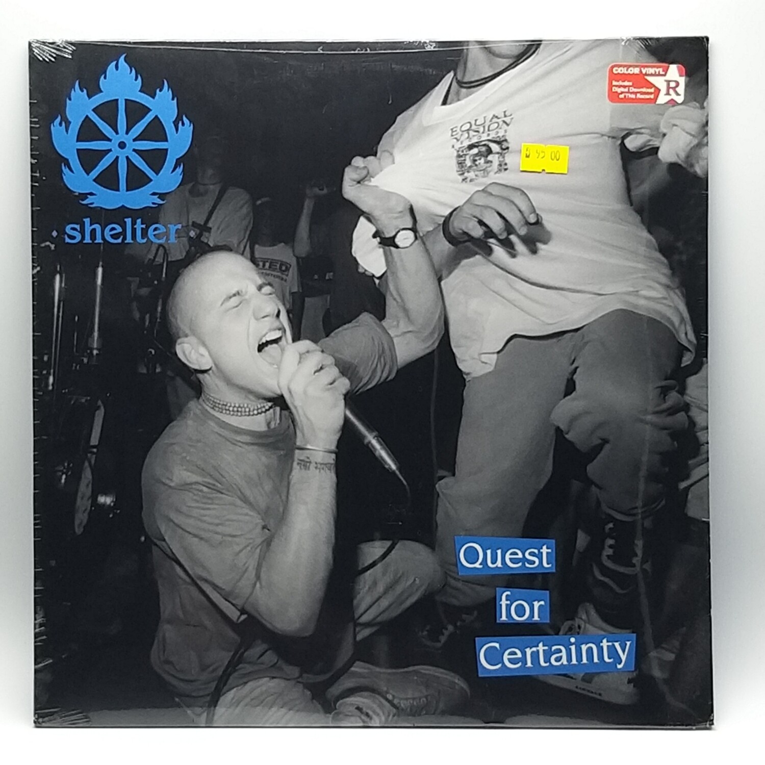 SHELTER -QUEST BY CERTAINTY- LP (BLUE VINYL)