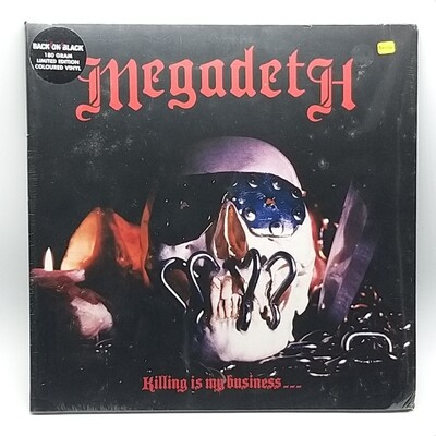 MEGADETH -KILLING IS MY BUSINESS- LP (180 GRAM COLOR VINYL)