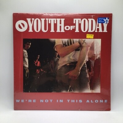 YOUTH OF TODAY -WE'RE NOT IN THIS ALONE- LP (COLOR VINYL)