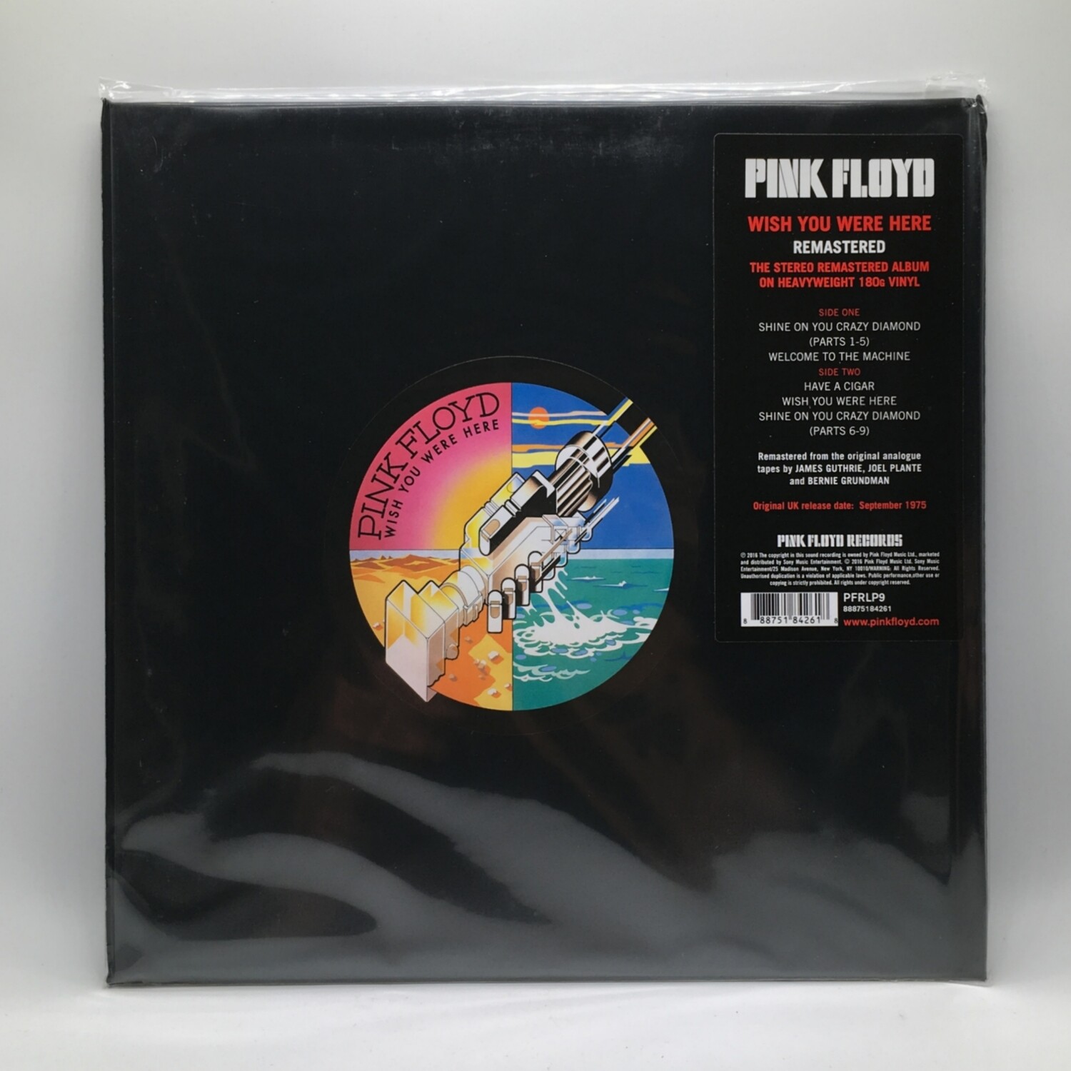 PINK FLOYD -WISH YOU WERE HERE- LP (180 GRAM VINYL)