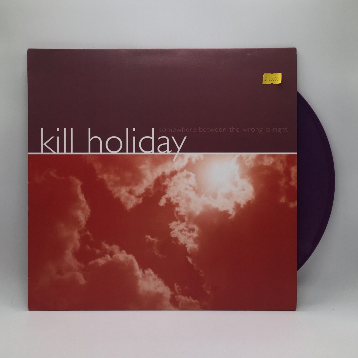 KILL HOLIDAY -SOMEWHERE BETWEEN THE WRONG IS RIGHT- LP (COLOR VINYL)