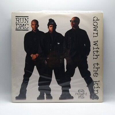 [USED] RUN DMC -DOWN WITH THE KING- 2XLP