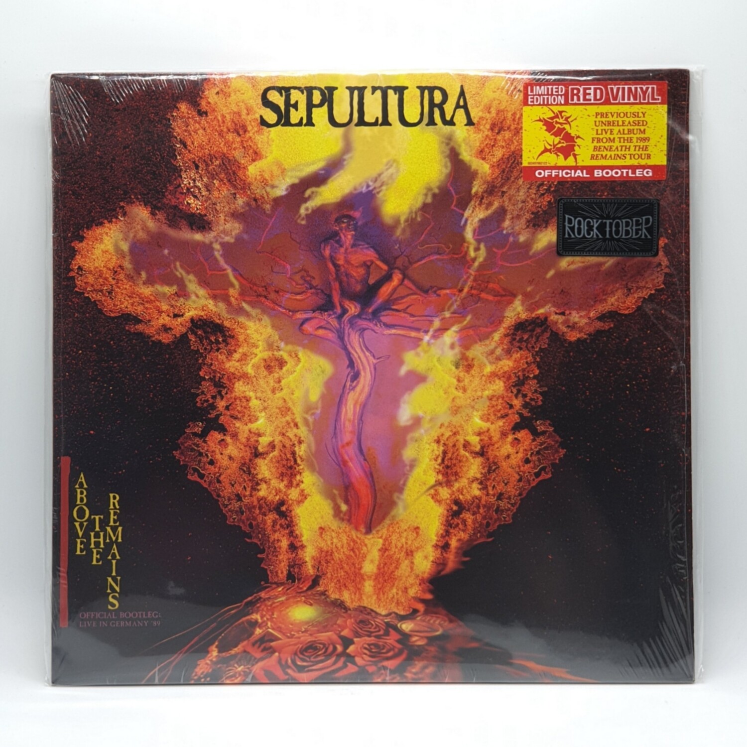 [USED] SEPULTURA -ABOVE THE REMAINS- LP (RED VINYL)