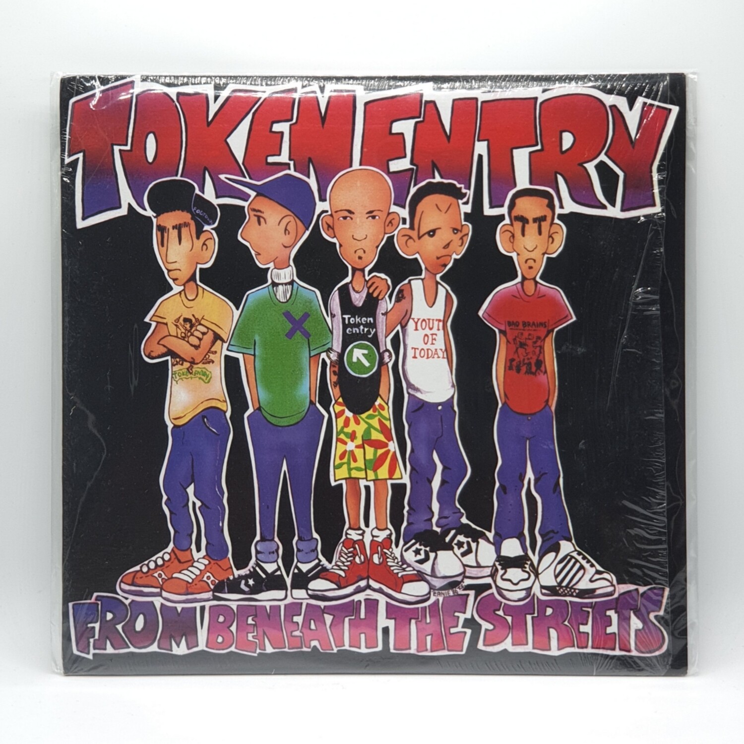 [USED] TOKEN ENTRY -FROM BENEATH THE STREETS- LP (RED VINYL)