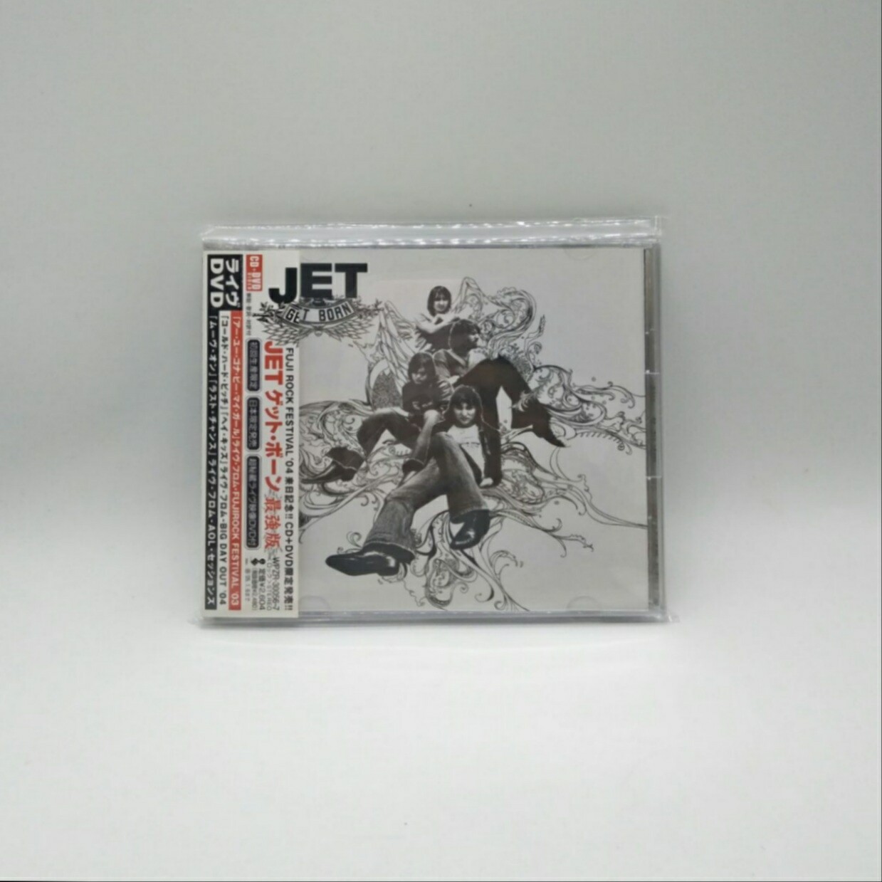 [USED] JET -GET BORN- CD + DVD FUJI ROCK FESTIVAL 04 (JAPAN PRESS)