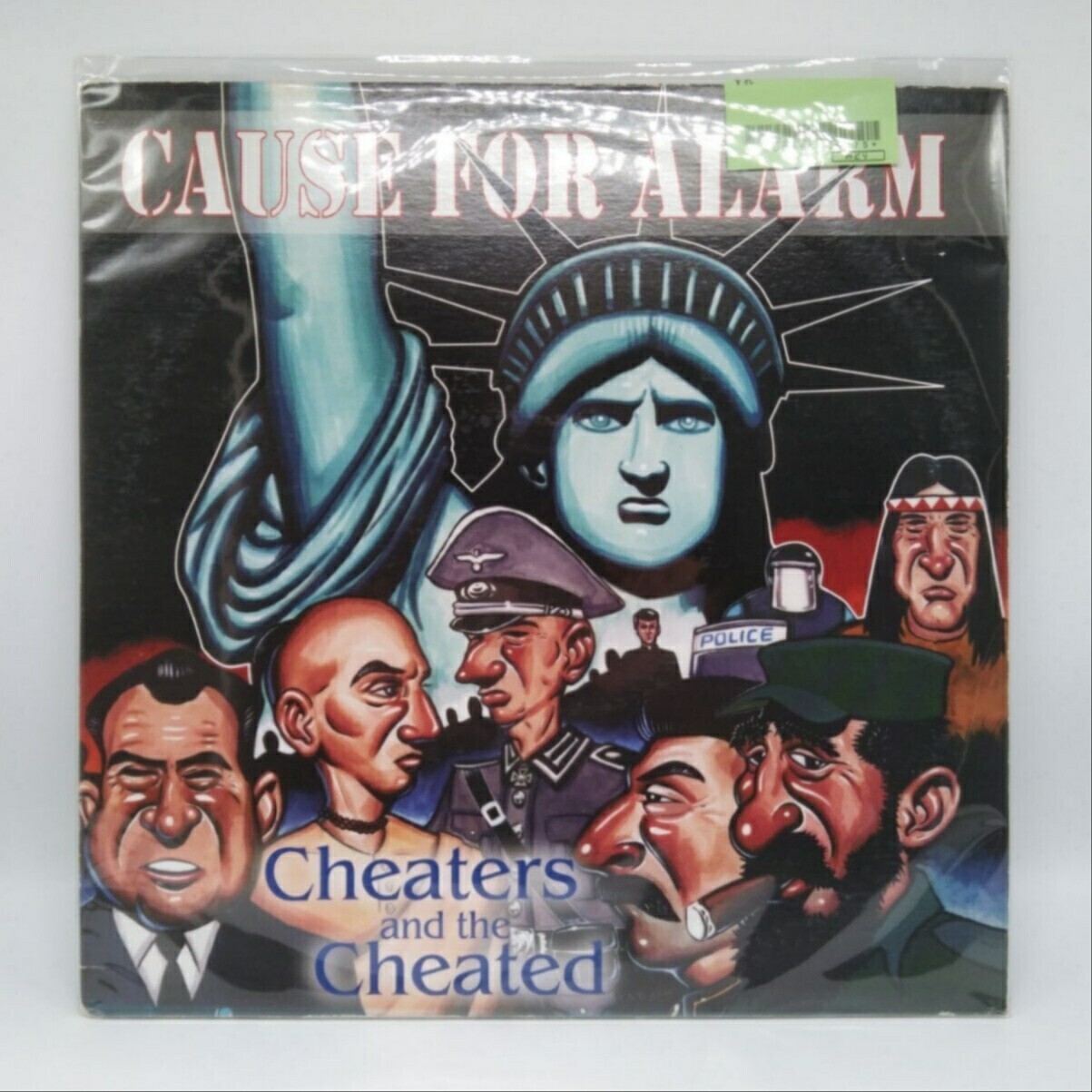 [USED] CAUSE FOR ALARM -CHEARTERS AND THE CHEATED (GREEN VINYL)- LP