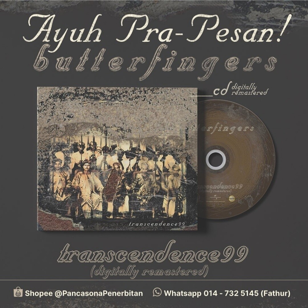 [PRE ORDER] BUTTERFINGERS -TRANSCENDENCE- CD