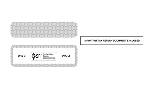 Self-Seal W-2 Envelope #6666-2 (Set of 100)