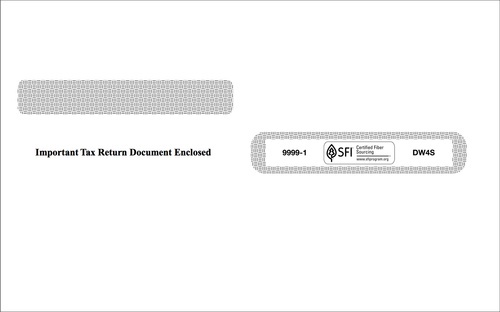W2 Envelope #9999-1 (Set of 100)
