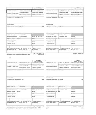 W-2 Form #5205 (Pkg. of 100 Forms)