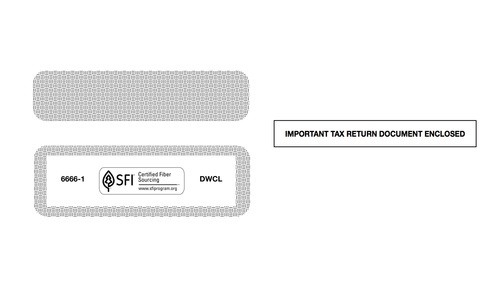 Standard W-2 Envelope #6666-1 (Set of 100) Standard W-2 Envelope #6666-1 (Set of 100)