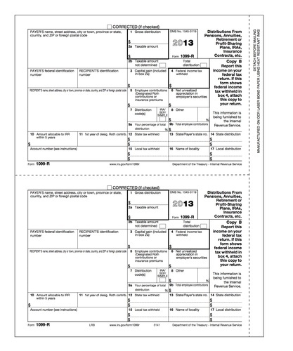 1099 Form #5141 (Pkg. of 100 Forms) 1099 Form #5141 (Pkg. of 100 Forms)