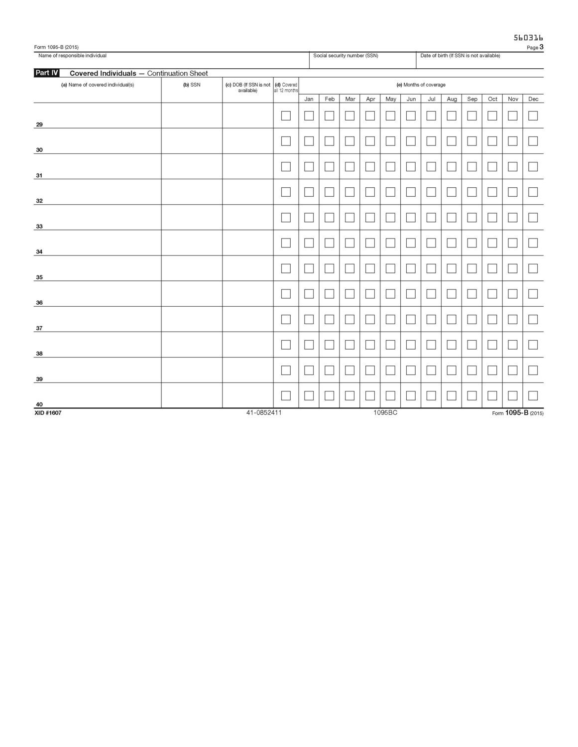 ACA Form #1095C (Pkg. of 100 Forms) ACA Form #1095C (Pkg. of 100 Forms)