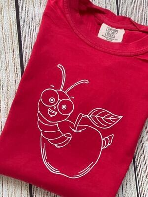 Inch Worm Red Sketch Tee