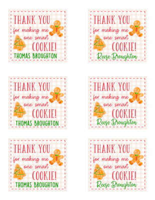 One Smart Cookie Enclosure Cards