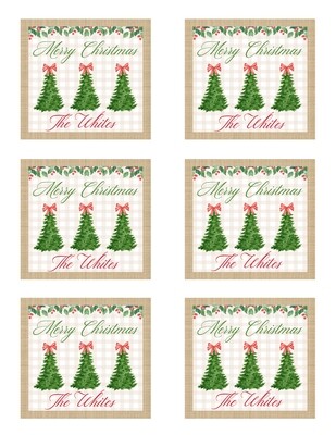 Christmas Tree Enclosure Cards