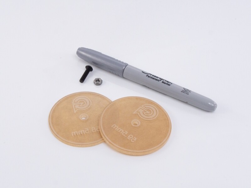 Touring Car Side Wall Glue Trace Kit  (58.5mm, 59.5mm Trace Discs &amp; Marker)