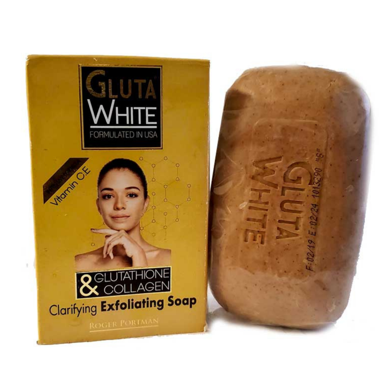 Gluta White Glutathione & Collagen exfoliating soap