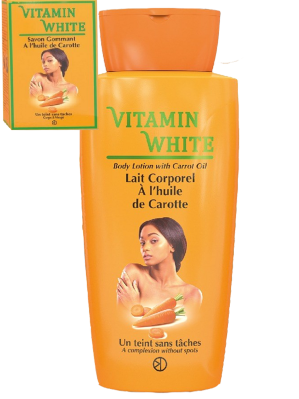 Vitamin White Body Milk With Carrot Oil and soap 2 pieces set