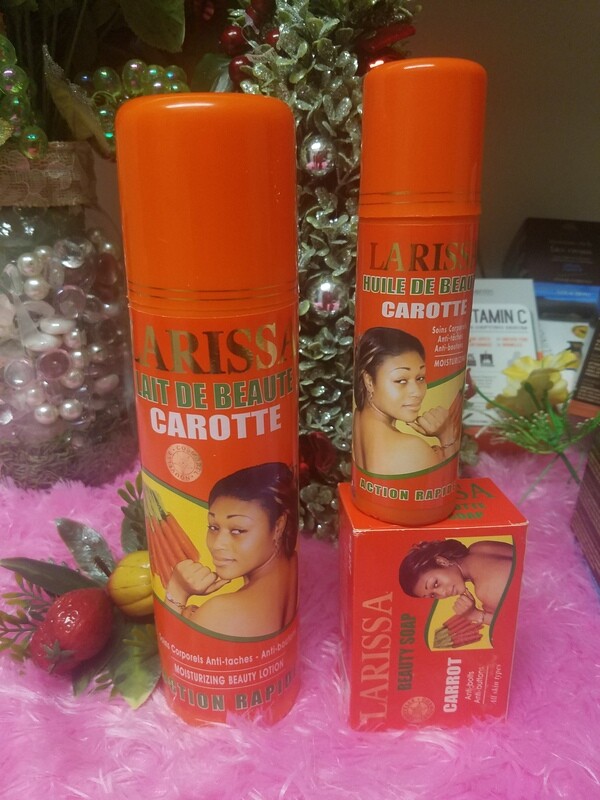 Larissa Carotte Moisturing Body Milk 500ml Plus Moisturizing Beauty Oil and Soap
