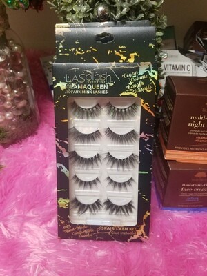 Lash Tease Mink Faux Lashes 5-pair Kit