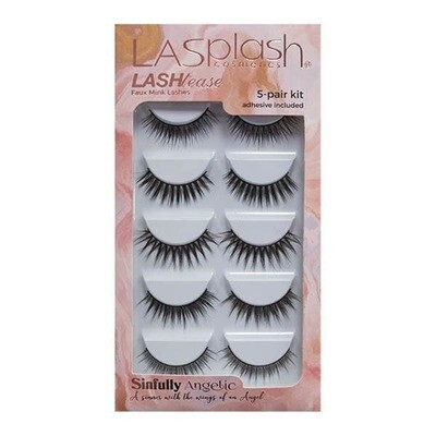Lash Tease Mink Faux Lashes 5-pair Kit