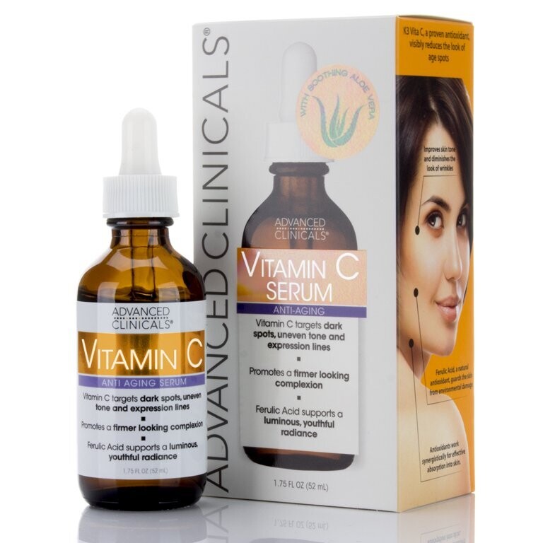 Advanced Clinicals Vitamin C Anti-aging Serum for Dark Spots, Uneven Skin Tone