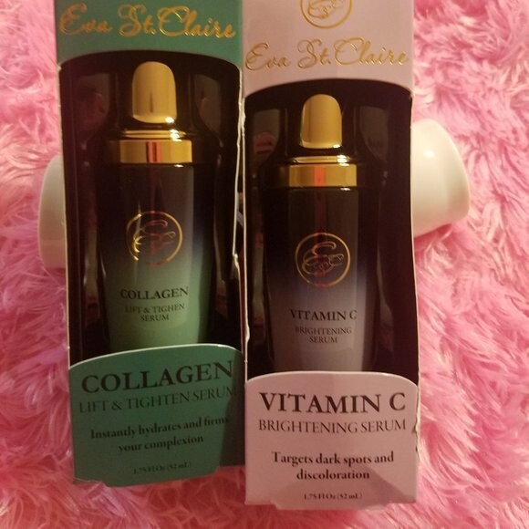 Eva St. Claire Collagen Lift & Tighten Serum & Vitamin C brightening serum 2 pieces set