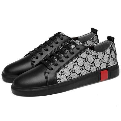 Men&#39;s High Quality Casual Shoes Skate Sneakers Leather Luxury Athletic Shoes