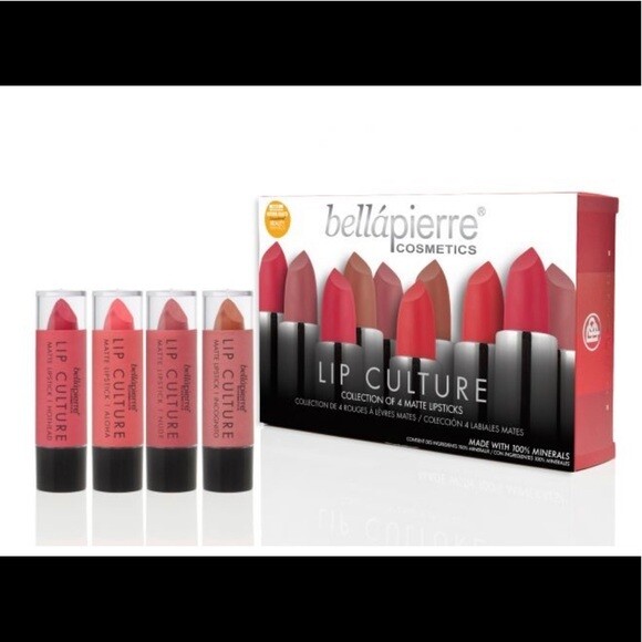Bellapierre Cosmetics Lip Culture Collection of 4 Matte Lipsticks