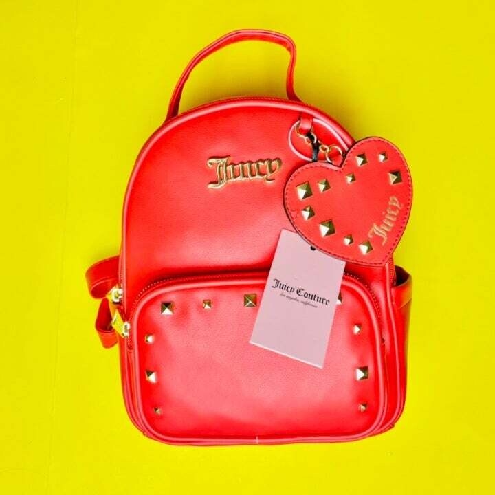 Juicy couture faux leather red bag