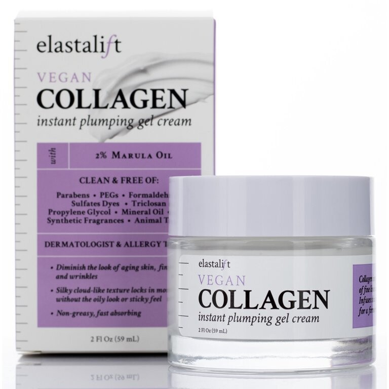 Elastalift Vegan Collagen Instant Plumping Gel Face Cream 2 fl oz