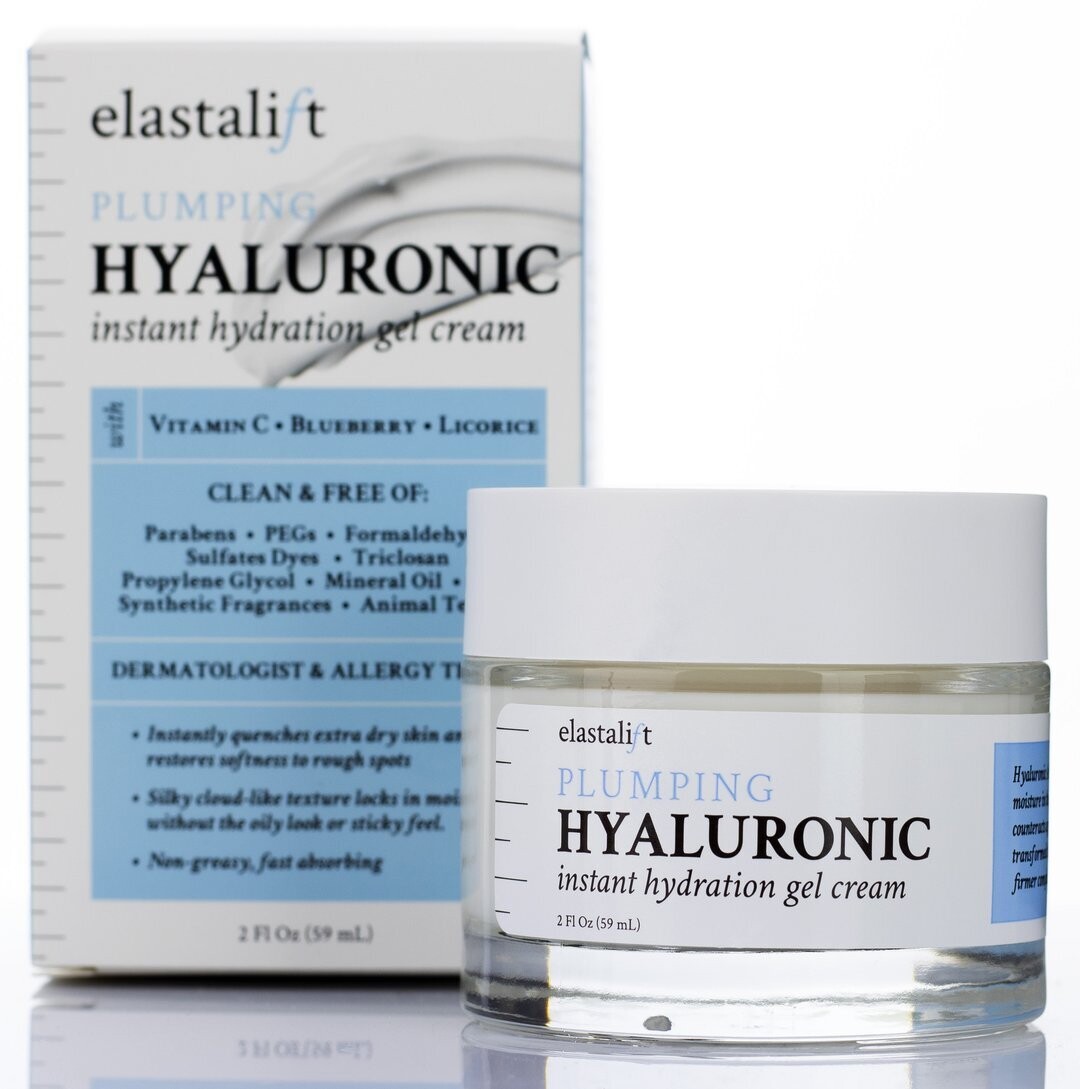 Elastalift Plumping Hyaluronic Acid Instant Hydration Gel Face Cream 2 Fl Oz