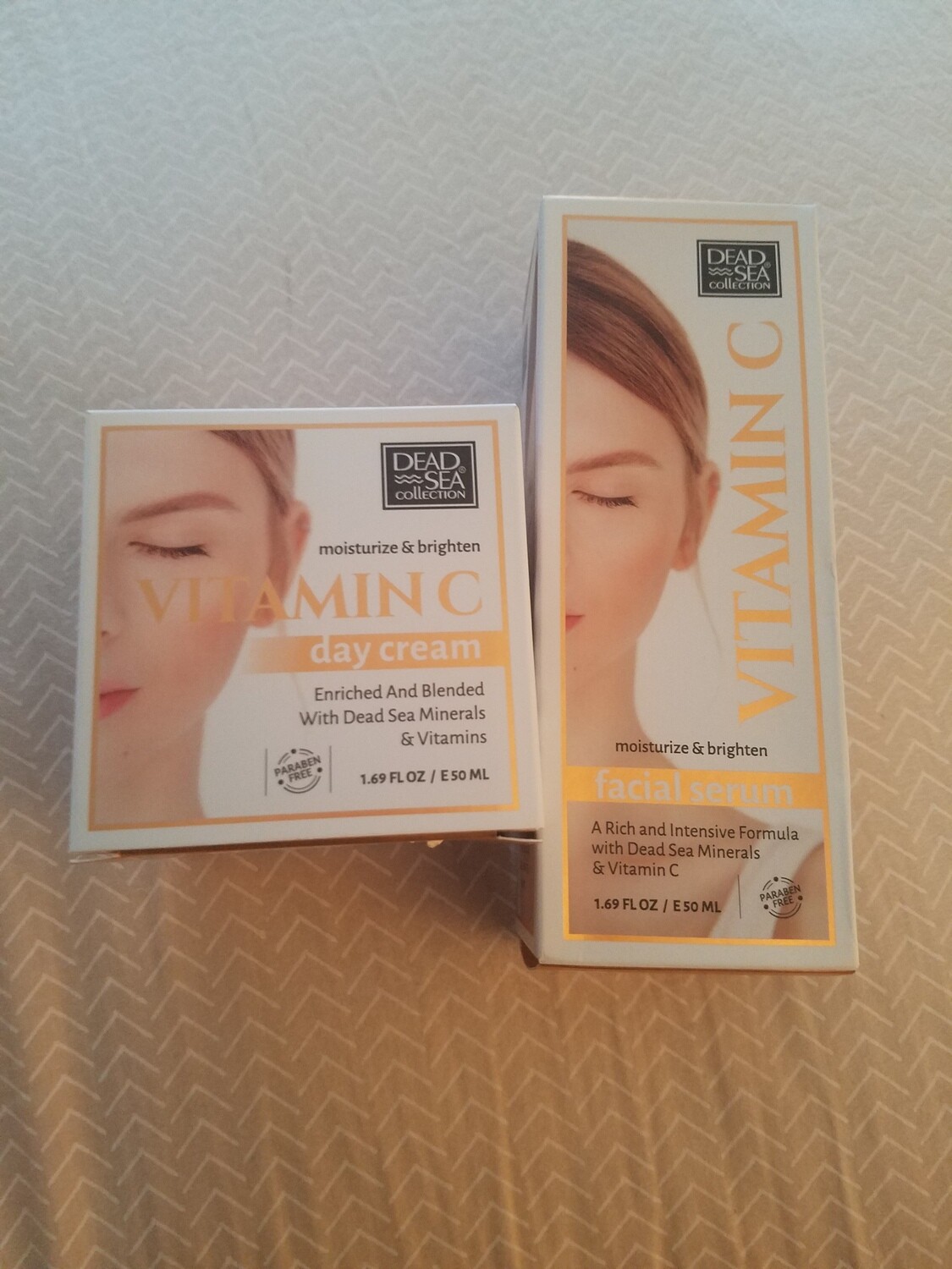 Vitamin C face Cream and serum set