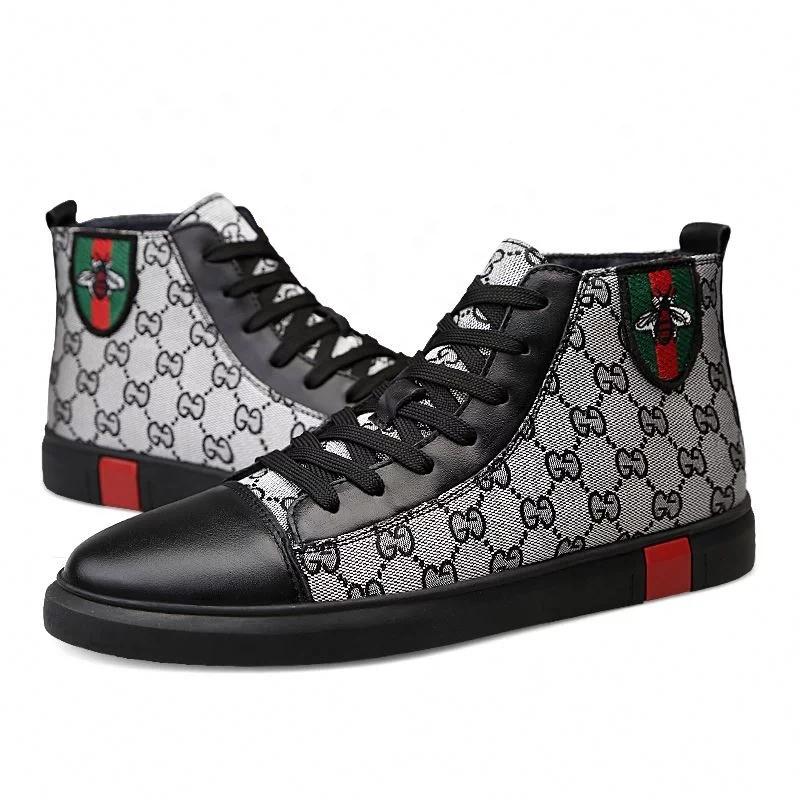 Luxury High Quality Casual Shoes Skate Sneakers Leather Athletic Shoes