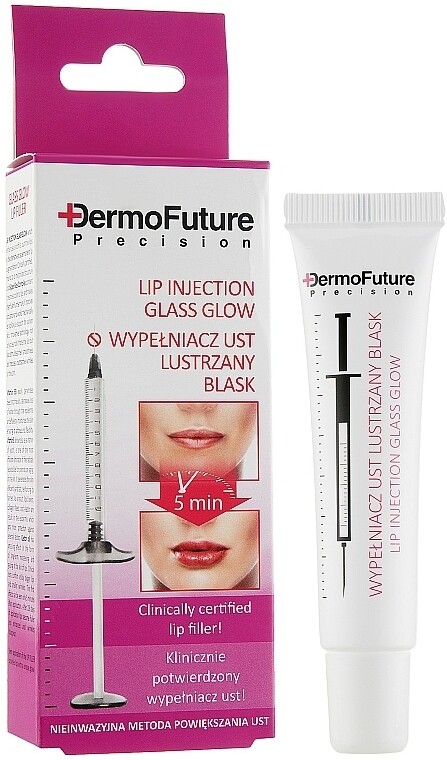 DermoFuture Lip Filler Glass Glow Push Up Mirror Shin