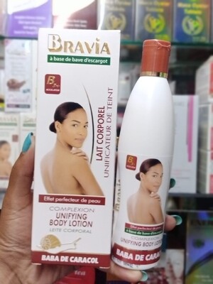 BRAVIA COMPLEXION UNIFYING SNAIL SLIME BODY LOTION  210ml+ Soap