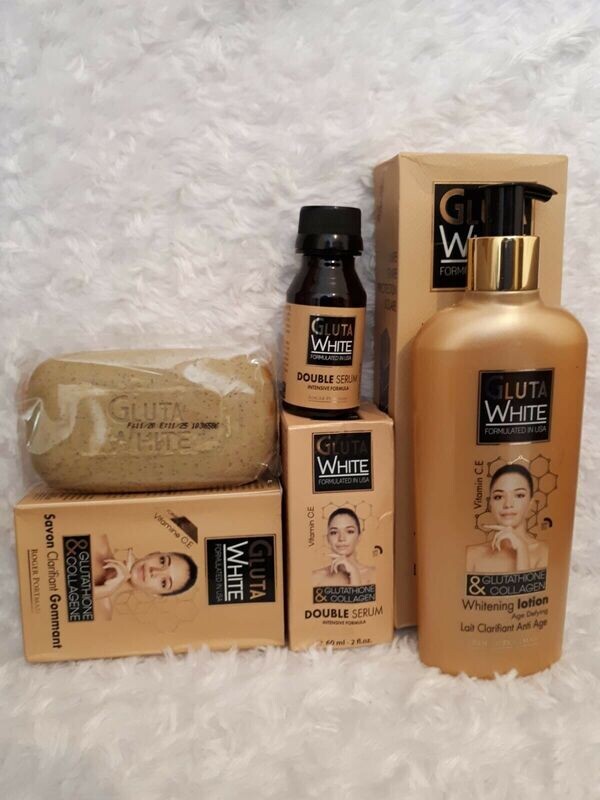 Gluta White Age Defying Lotion With,serum and soap with Glutathione & Collagen